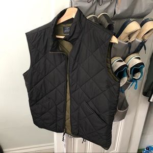 JCrew black vest